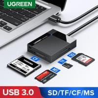 ราคา UGREEN รุ่น 30333 Hub USB 3 0 Card Reader Super Speed TF SD MS CF สายยาว 50cm (20185054844)