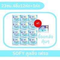 ราคา โซฟี ผ้าอนามัย Sofy Cooing Fresh สลิม 23ซม 4 ชิ้น แพค 12 ห่อ แถมฟรี คูลลิ่งเฟรช 29cm 5 ชิ้น 1 ห่อ (21163545328)