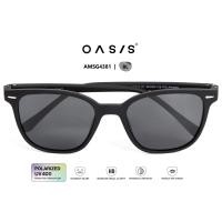 ราคา OASIS Sunglasses แว่นกันแดด รุ่น AMSG 4381 แว่นกันแดดทรงคลาสสิค แว่นกันแดดPolarized สีดำ (21010120275)