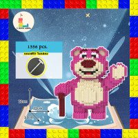 ราคา เลโก้นาโน บล็อคตัวต่อ เลโก้คุมะมง โตโตโร่ ไดโนเสา หมี รอสโส่ lotso Kumamon Totoro Dino แบบเฟือง ของเล่น ของตกแต่ง ของขวัญ สินค้าพร้อมจัดส่ง (20623664164)