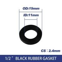 ราคา White Black 1 2 quot 3 4 quot 1 quotRubber Ring Silicon PTFE Flat Gasket Sealing Ring for Shower Nozzle Hose Pipe Bellows Tube Washer Ring (18528468790)