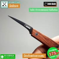 ราคา มีดตัดรากชวนชม มีดตัดแต่งชวนชม สแตนเลสด้ามไม้ ไม่เป็นสนิม ขนาด 2นิ้ว (2431406521)