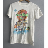 ราคา Space Jam Looney Tunes เสื้อยืดผู้ชาย BUGS TAZ DAFFY สไตล์วินเทจ (20706952405)