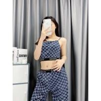 ราคา เสื้อผ้าชุดเซ็ตผู้หญิง Gucci สายเดี่ยว ขายาว เสื้อผ้าทรงสวย ใส่หน้าร้อนเก๋มาก ขนาดฟรีไซส์ อกได้ถึง 36 38 สะโพก 38 40 (18499375369)