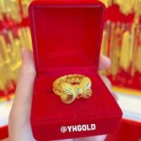ราคา แหวนทอง2สลึง YHGOLD ลายแฟนซี ทองคำแท้96 5 (16299413319)