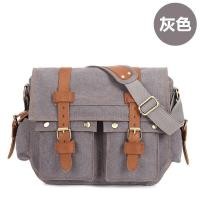 ราคา กระเป๋าใส่เอกสารสำหรับเดินทางขนาด14นิ้วกระเป๋าผ้าใบแนววินเทจสำหรับนักธุรกิจชายกระเป๋าใส่แล็ปท็อปสะพายไหล่แนวทหารสำหรับผู้ชาย (12636616567)
