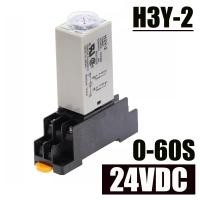 ราคา 24VDC H3Y 2 Timer Relay 0 60s Time Relay with Base Socket (1368044386)