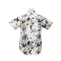 ราคา เสื้อฮาวาย เสื้อเชิ้ต เสื้อสงกรานต์ เสื้อวินเทจ ลายดอก สไตล์เกาหลี ผ้าสปัน ลายดอกชบา ฟรามิงโก้ ใบไม้ ใบตอง ทะเล สับปะรด เกาะ (17805915677)