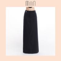ราคา MILIN Low rise Side slit and Side pockets detail Maxi Pencil Skirt กระโปรงยาวทรงดินสอเอวต่ำผ่าด้านข้างมีกระเป๋าสองข้าง Brazen Skirt 42 (20672897911)