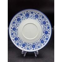 ราคา จานบัวลึก จานจีน จานบลูไวท์ จานลายสับปะรด จาน8นิ้ว ถ้วย6นิ้ว (17718791022)