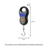 ราคา Nanafine Thai Shipping เครื่องชั่งน้ำหนักกระเป๋าเดินทางเครื่องชั่งน้ำหนักปลาเครื่องชั่งน้ำหนักแบบพกพาแบบดิจิตอลสำหรับตะขอ 110 ปอนด์ 50 กิโล (20860800494)