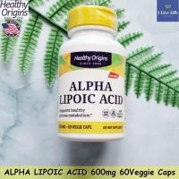 ราคา Healthy Origins, Alpha Lipoic Acid, 600 mg, Capsules