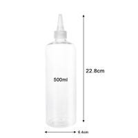 ราคา ขวดปากคมขวดบีบใสขนาด500 1000มล ภาชนะเปล่าขนาดเล็กสำหรับโลชั่นน้ำมันกาว (19852801338)