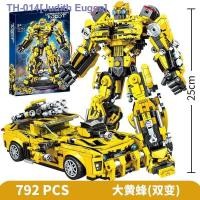 ราคา Compatible with LEGO Transformers building blocks Optimus Prime and Bumblebee puzzle assembly model mens gift childrens toy car (20393035379)