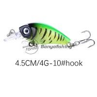 ราคา เหยื่อปลั๊ก 4 5cm 4g ปลั๊ก ตกปลาช่อน งานสวย ตกกระพง ชะโด ปลาเก๋า กัดดีมาก เหยื่อตกปลา อุปกรณ์ตกปลา เหยื่อปลอม (10848988320)