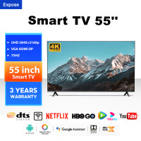 ราคา Expose ทีวี Smart TV สมาร์ททีวี โทรทัศน์ 32 นิ้ว 43 นิ้ว 50 นิ้ว 4K UHD HDR TV HDMI VGA DP รับประกัน 3 ปี (20880138768)