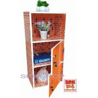ราคา SPK SHOP ตู้ล๊อกเกอร์ ชั้นไม้ ตู้ไม้ 3 ชั้น เอนกประสงค์ รุ่น Box1 3 มีกุญแจพร้อมบานเปิดปิด กว้าง 42 ลึก 30 สูง 90 ซม สีลายส้มโมเสด (13340355171)