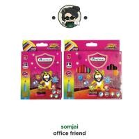 ราคา Master Art มาสเตอร์อาร์ตดินสอสีแท่งสั้น ซุปเปอร์ไบรท์ 12 สี (20421033739)