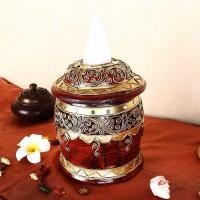 ราคา กล่องทิชชู่กลม กล่องใส่กระดาษชำระลายไทย กล่องทิชชู่ลายไทยโบราณ ของตกแต่ง ห้องนั่งเล่น ห้องนอน 17 14CM (19986414464)