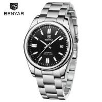 ราคา BENYAR นาฬิกาผู้ชายรุ่น BY 100นาฬิกาข้อมือกลไกสแตนเลสสตีลกันน้ำ ST6 M 5185สำหรับผู้ชาย (10477923809)