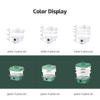 ราคา LEBI เครื่องอุ่นอาหาร ไฟฟ้า เครื่องอุ่นอาหารด้วยความร้อน หม้ออุ่นอาหารหลายชั้น (10362129347)