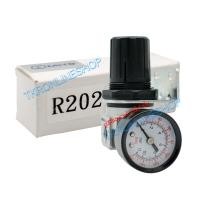 ราคา ตัวตั้งลม ตัวปรับแรงดันพร้อมเกจ์ MITO R202 1 4 ชุดปรับแรงดันลมพร้อมเกจ์วัด ใช้เพื่อปรับแรงดันลมให้ออกสม่ำเสมอ (7874139828)