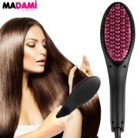 ราคา MADAMI เครื่องหวีผมไฟฟ้าที่ยืดผมหนีบหวีที่รีดผมแปรงทำความร้อนควบคุมดิจิตอล (20238150110)
