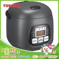ราคา TOSHIBA หม้อหุงข้าวดิจิตอล 0 54 ลิตร สีเทาดำ รุ่น RC 5MM KH A (373191383)