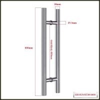 ราคา ด้ามจับประตู เงิน ลูกบิดประตูโรงนา ดึงมือจับประตูกระจก กลมสองด้าน สแตนเลส รูปทรง H ที่วางแขน สแตนเลสหนา 1 0 มม ทนทาน ใช้งานได้ยาวนาน มือจับบานประตู (21256454082)