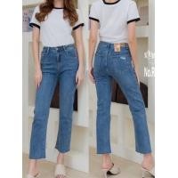 ราคา กางเกงยีนส์เอวสูงป้าย RUIGE Jeansแท้ No 9208 (20746082993)