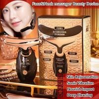 ราคา RF EMS Neck Face Beauty Device Sonic Vibrates Lifting Firming 3 Lights Phototherapy Skin Rejuvenation Wrinkle Remover (21108835269)