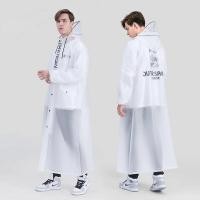 ราคา EVA หนาผู้ชายเสื้อกันฝนแฟชั่นยาวกันน้ำคลุมด้วยผ้าเสื้อปอนโชฝนสีดำผู้ชายและผู้หญิงสากลรถจักรยานยนต์เสื้อกันฝนแจ็คเก็ต (20633541479)