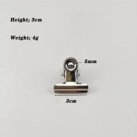 ราคา Large Metal Binder Clips Professional Office Binder Grips Stainless Steel Binder Clips Grip Clamp For Documents Office Paper Clamps (19958810790)