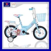 ราคา จักรยานเด็ก 12นิ้ว 16 นิ้ว ล้อยางเติมลม เหล็ก มีตะกร้า จักรยาน เบาะนิ่มซ้อนท้าย เจ้าหญิง เหมาะกับเด็กผู้หญิงและเด็กผู้ชาย 2 8ขวบ (19469510908)