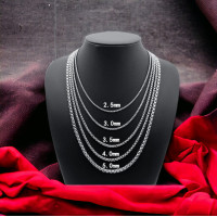 ราคา สร้อย สร้อยสแตนเลส ห้อยพระ 1 ห่วง สร้อยพระ เชือกร่ม ไม่ลอกไม่ดำ ความยาว สวมคอ ห่วง สแตนเลส หนา ทนทาน รับน้ำหนักได้ดี (14767822843)