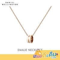 ราคา ทักแชทรับโค้ด Daniel Wellington สร้อยคอ EMALIE NECKLACE Satin White สีโรสโกลด์ (20603325791)