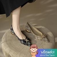 ราคา TM36 ส้นสูง 1 นิ้ว size 35 40 รองเท้างสไตล์แบรนด์ดัง สวย หรู รองเท้าผู้หญิง (20795686294)