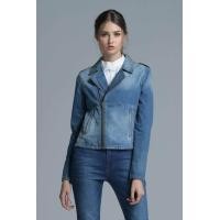 ราคา McLady เสื้อคลุมยีนส์หญิง แบบซิป LJM2050 (350504350)