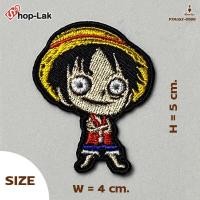 ราคา อาร์มปักลาย โลโก้วันพีช ธงหมวกฟางลูฟี่ ราชาโจรสลัด 7x6 cm ติดเสื้อติดหมวก ติดสินค้าแฟชั่น งาน DIY เสื้อผ้า งานปักระเอียด (16421863074)