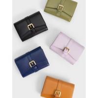 ราคา Charles Keithnew Singapore ใหม่ล่าสุดของผู้หญิง10701263กระเป๋าสตางค์พับได้สามทบแบบหลายกระเป๋าเงินใส่บัตรพร้อมกล่อง (19476105128)