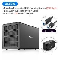 ราคา ORICO 35 Series 4 Bay 3 5 Sata To USB 3 0 HDD Docking Station พร้อม RAID Built In 150W Dual Chip HDD Enclosure (16730666128)