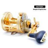 ราคา Big Game Fishing Saltwater Star Drag Reel 10KG Drag Power Sea Drum Boat Wheel Aluminium Frame RIGHT HAND Trolling Reel (19908450529)