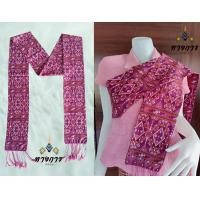 ราคา สไบแพรวากาฬสินธุ์ ผ้าพันคอพิมพ์ลายแพรวา (10199645449)
