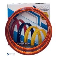 ราคา วงล้อ YOKO PRO 140 17 สีส้ม ORANGEขอบเรียบ รหัส 013264 (9699474252)
