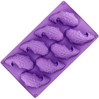 ราคา แม่พิมพ์ซิลิโคน พิมพ์สบู่ พิมพ์วุ้น พิมพ์ขนม รูปปลาคาร์ฟ 8 ช่อง (20558017021)