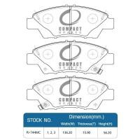ราคา COMPACT NANO X ผ้าเบรค HONDA CITY JAZZ MOBILIO (19549111504)