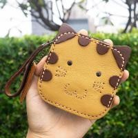 ราคา กระเป๋าสตางค์รูปแมวน่ารัก กระเป๋าตังค์หนังวัวแท้ใบสั้น สำหรับใส่เหรียญเก็บเงิน แบงค์ บัตร ใช้ได้ทั้งผู้หญิงผู้ชาย ตัดเย็บอย่างดี (16248257216)
