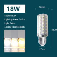 ราคา E27หลอดไฟ LED E14 220V ไฮไลต์หลอดไฟข้าวโพด Led หลอดไฟสว่างจ้าหลอดไฟ Led ห้องนอนห้องนั่งเล่นหลอดไฟแหล่งกำเนิดแสงไฟตกแต่ง (19678721338)