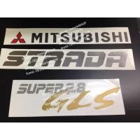 ราคา สติ๊กเกอร์ดั้งเดิมติดท้ายรถ MITSUBISHI STRADA คำว่า MITSUBISHI STRADA SUPER2 8 GLS ติดรถ แต่งรถ sticker มิตซูบิชิ สตราด้า (4676404952)