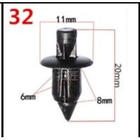 ราคา หมุดกิ๊บล็อคกันชน สำหรับ Toyota Vios 2007 2012 แพ็ค 8ชิ้น (529478415)